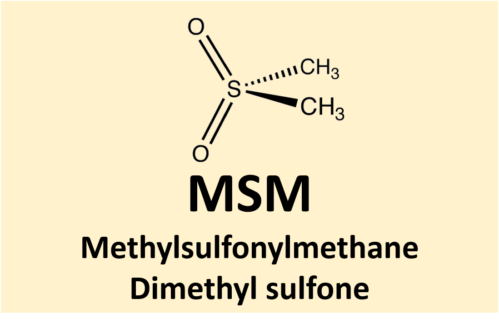 Methylsulfonylmethane (MSM) or dimethyl sulfone